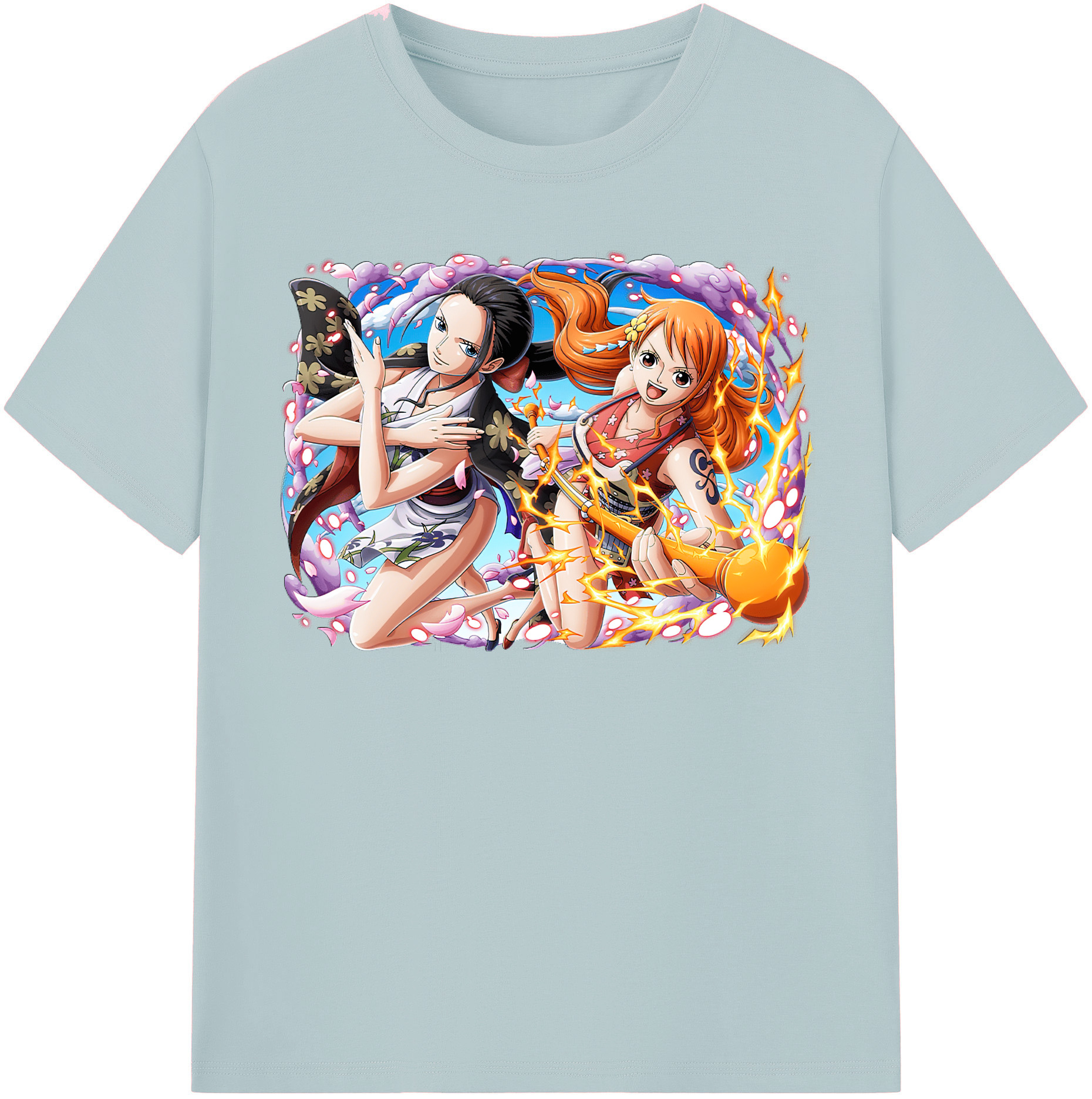 ワンピース ナミ ONE PIECE Nami 綿100％半袖Tシャツ（フロントプリント）